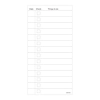 MEMO PAD TO DO LIST GRAY