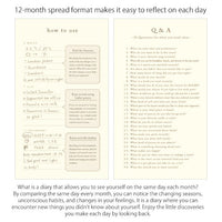 12-MONTH DIARY GATE GREEN