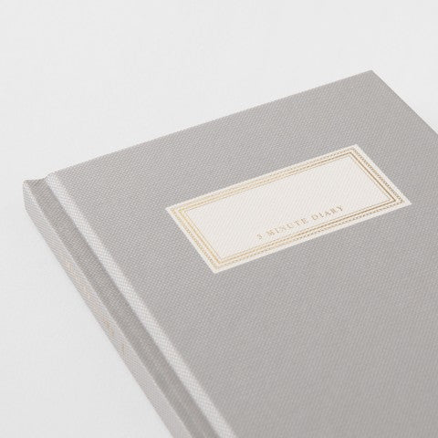 3 MINUTE DIARY GRAY