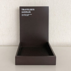 MDF DISPLAY WITH 1 POCKET FOR TRAVELER'S NOTEBOOK PASSPORT SIZE