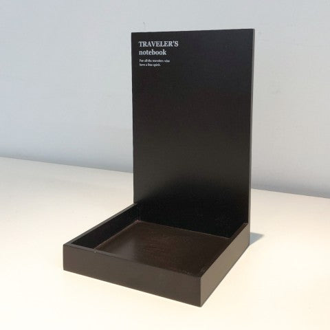 MDF DISPLAY WITH 1 POCKET FOR TRAVELER'S NOTEBOOK REGULAR SIZE