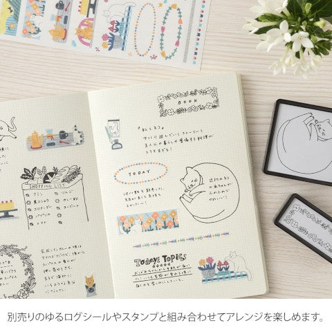 YURU LOG NOTEBOOK B6 GRID 2X2MM