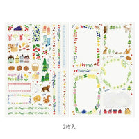 YURU LOG STICKER 2 SHEETS SCANDINAVIA