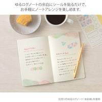 YURU LOG STICKER 2 SHEETS WATERCOLOR