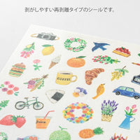 YURU LOG STICKER 1 SHEET MOTIF