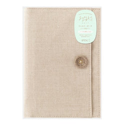 YURU LOG NOTEBOOK COVER B6 CLOTH BEIGE