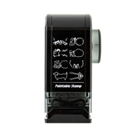PAINTABLE ROTATING STAMP DIAL SPEECH BUBBLE