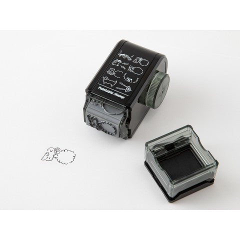 PAINTABLE ROTATING STAMP DIAL SPEECH BUBBLE