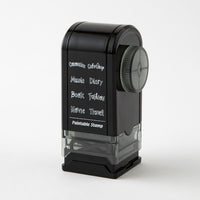 PAINTABLE ROTATING STAMP DIAL TITLE