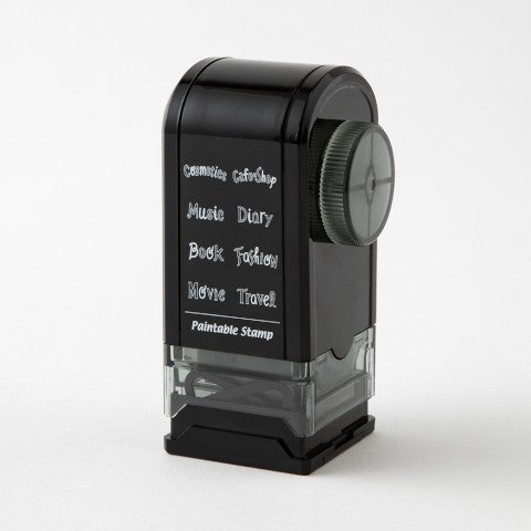 PAINTABLE ROTATING STAMP DIAL TITLE