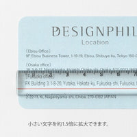 LENS RULER 15CM CLEAR