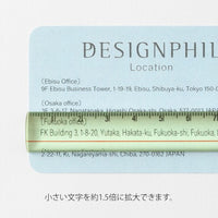 LENS RULER 15CM YELLOW