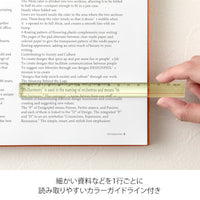 LENS RULER 15CM YELLOW