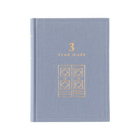 3-YEAR DIARY GATE MINI BLUE-PURPLE