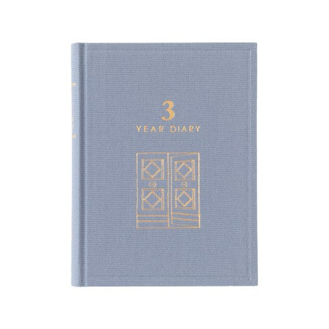 3-YEAR DIARY GATE MINI BLUE-PURPLE