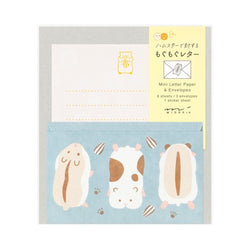 MINI LETTER SET WITH STICKERS 935 HUNGRY HAMSTER