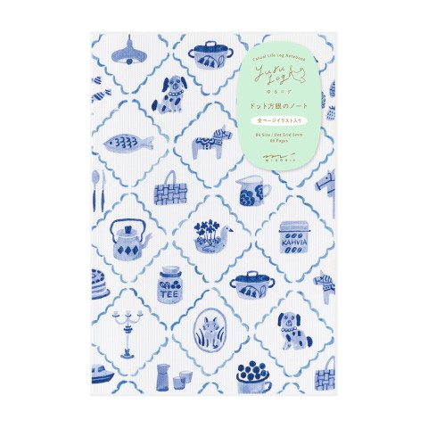 YURU LOG NOTEBOOK B6 BLUE NORDIC