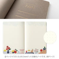 YURU LOG NOTEBOOK B6 MOTIF TEXTILE