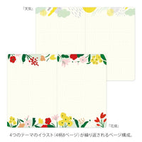 YURU LOG NOTEBOOK B6 MOTIF TEXTILE