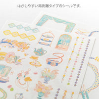 YURU LOG DECORATION STICKER 2 SHEET TRAVEL &amp; HOTEL