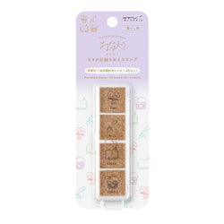 YURU LOG PAINTABLE STAMP PRE-INKED DAILY LIFE