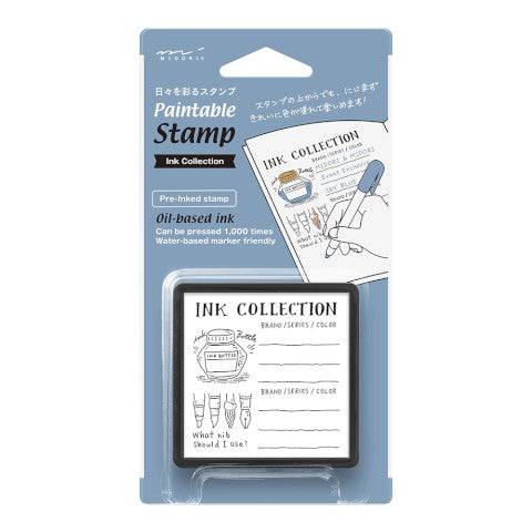 PAINTABLE STAMP PRE-INKED INK COLLECTION A