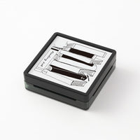 PAINTABLE STAMP PRE-INKED READING LIST