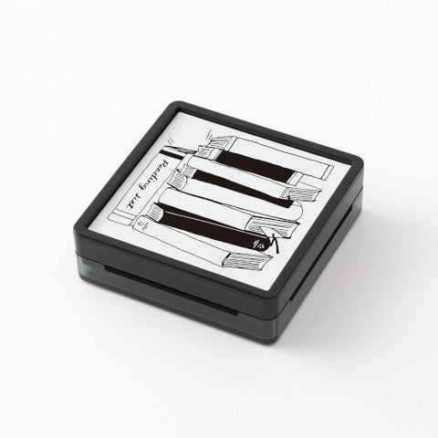 PAINTABLE STAMP PRE-INKED READING LIST