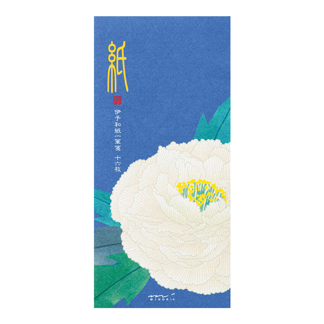 MESSAGE LETTER PAD 598 SILK-PRINTING WINTER PEONY S2 (89598006)