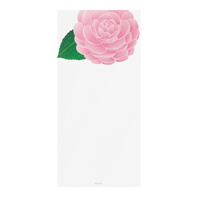 MESSAGE LETTER PAD 596 FOIL-STAMPING OTOME CAMELLIA (89596006)