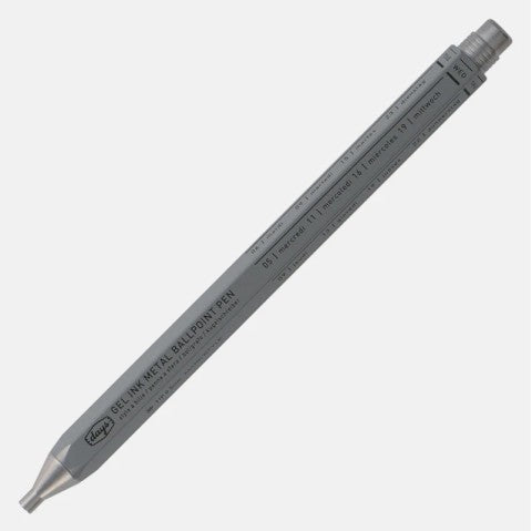 GEL METAL BALLPOINT PEN MARK STYLE DAYS 0.5 GRAY