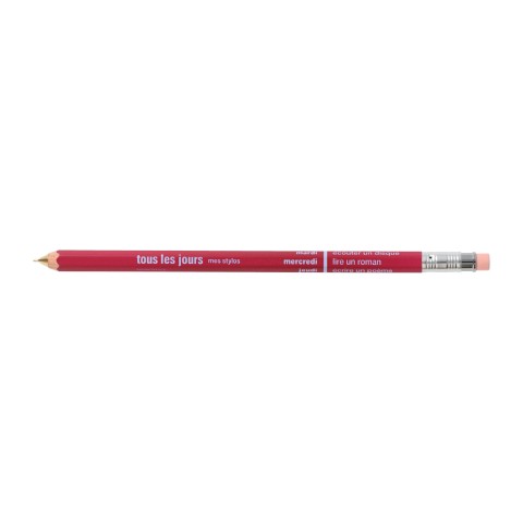 MECHANICAL PENCIL WITH ERASER RED WINE