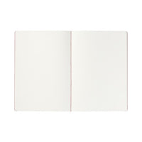 2MM GRID NOTES A5 - RED - CREAM PAPER