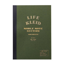 KLEID X LIFE NOBLE NOTE A5 - OLIVE - CREAM PAPER
