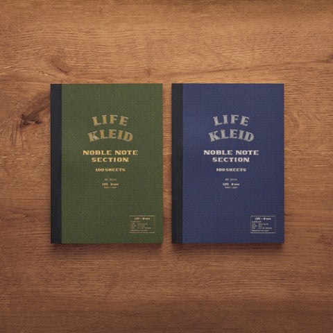 KLEID X LIFE NOBLE NOTE A5 - OLIVE - CREAM PAPER