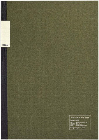 2MM FLAT NOTES A5 OLIVE DRAB