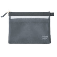 MESH CARRY POUCH CHARCOAL