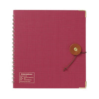 STRING-TIE NOTEBOOK 03 RED
