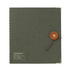 STRING-TIE NOTEBOOK 03 OLIVE DRAB