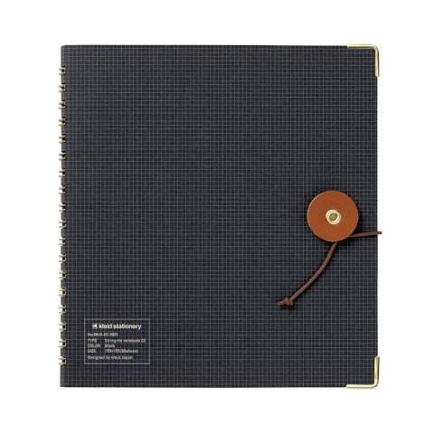 STRING-TIE NOTEBOOK 03 BLACK