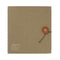 STRING-TIE NOTEBOOK 03 CAMEL