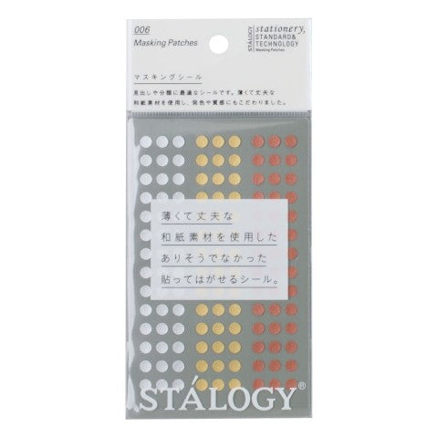 CIRCULAR MASKING TAPE PATCHES 5 MM SHUFFLE PRIZE