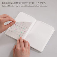 REMOVABLE CALENDAR STICKER MONTHLY S 10 SHEET