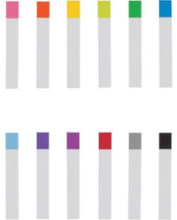THIN STICKY NOTES 12 COLORS