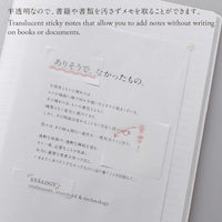 TRANSLUCENT STICKY NOTES PLAIN 50 MM WIDE