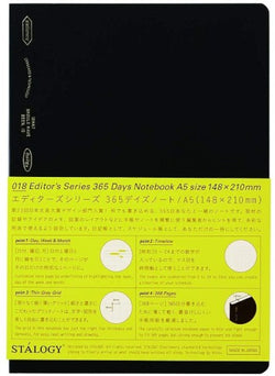 365DAYS NOTEBOOK A5 BLACK