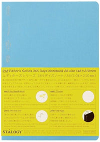 365DAYS NOTEBOOK A5 BLUE