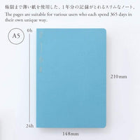365DAYS NOTEBOOK A5 BLUE