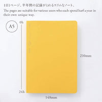 1/2 YEAR NOTEBOOK A5 BLUE