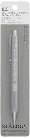 LOW-VISCOSITY OIL-BASED INK BALL POINT PEN 0.7MM GRAY